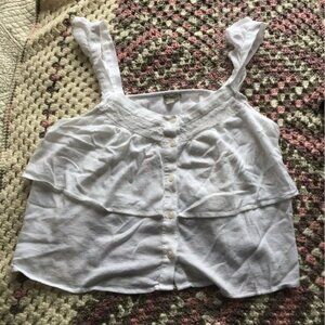 American eagle white blouse